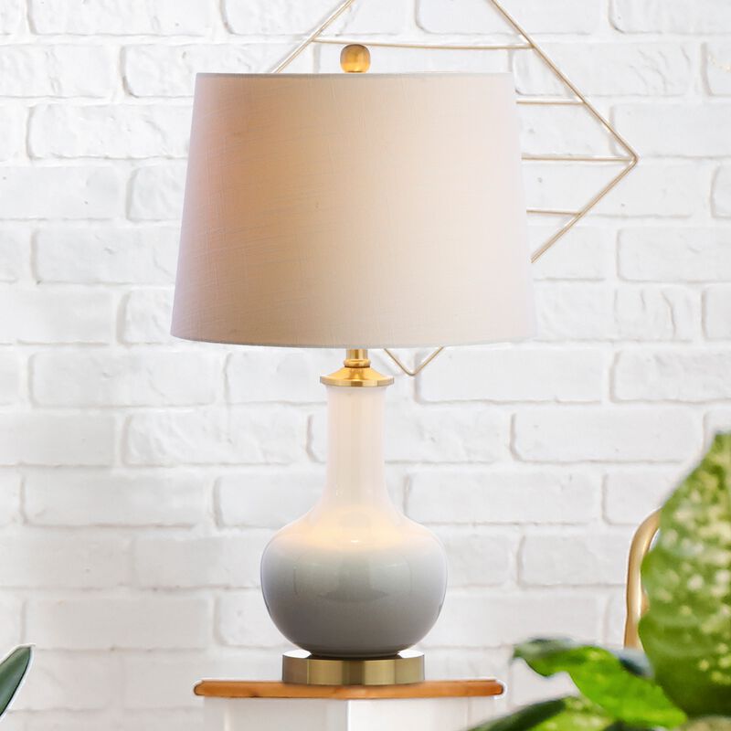 Gradient Ceramicbrass LED Table Lamp