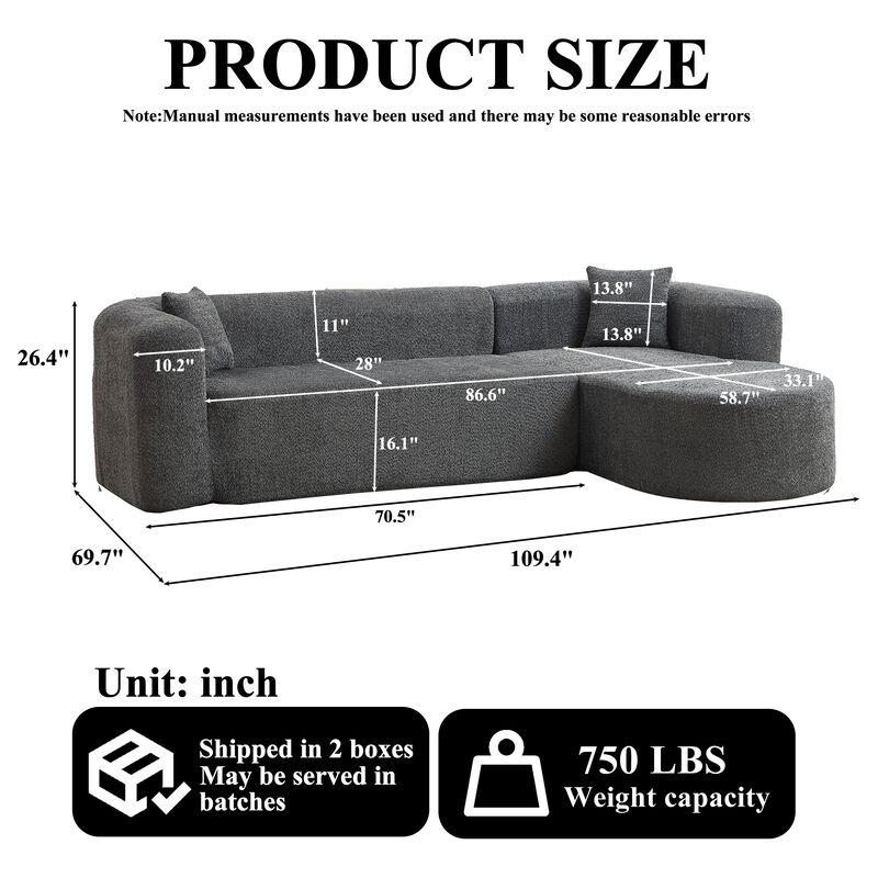 Flirl Modular Sectional Sofa image number 9