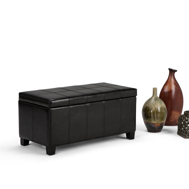 Simpli Home Dover Storage Ottoman Bench