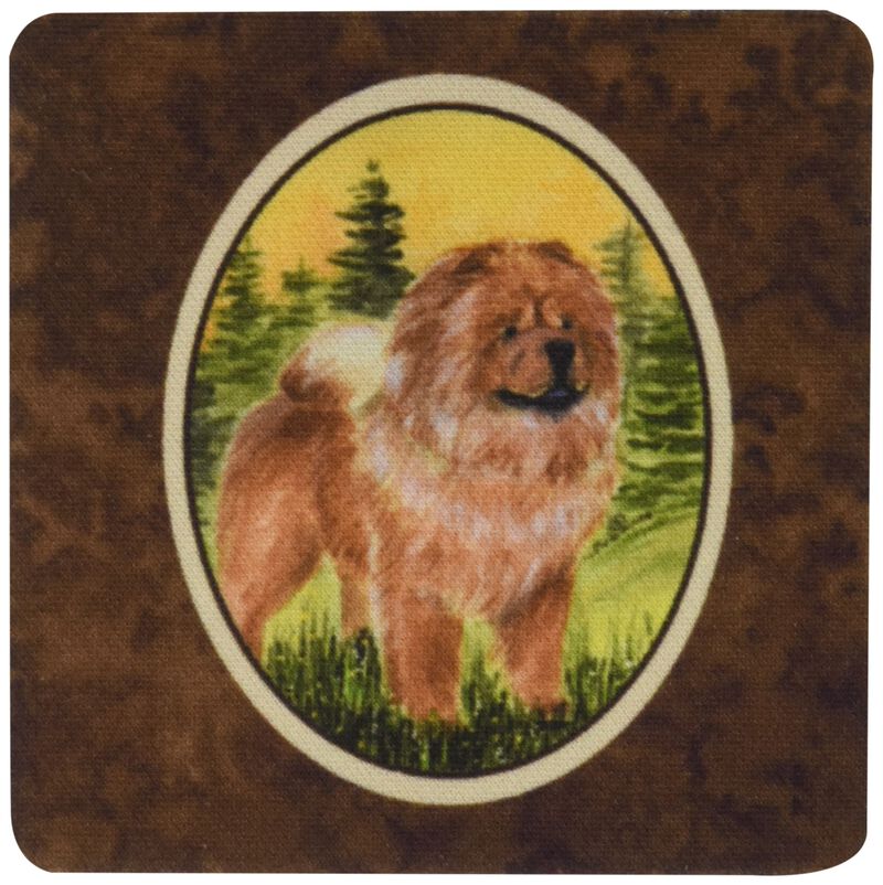Caroline's Treasures SS7004FC Chow Chow Foam Coasters (Set of 4), 3.5 H x 3.5 W, Multicolor image number 0