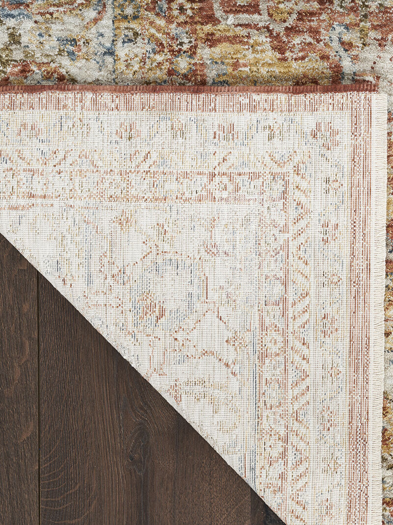 Sahar SHR06 Ivory/Multicolor 2'3" x 10'2" Rug image number 1