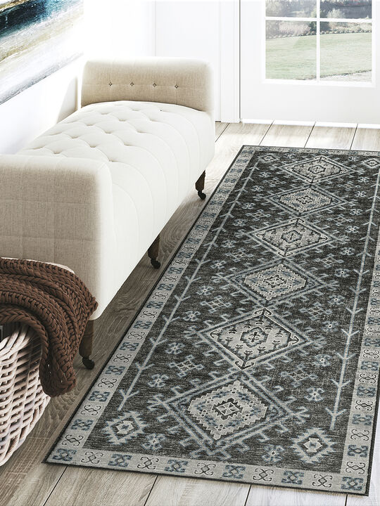 Brisbane BR2 Midnight 2'3" x 7'6" Rug