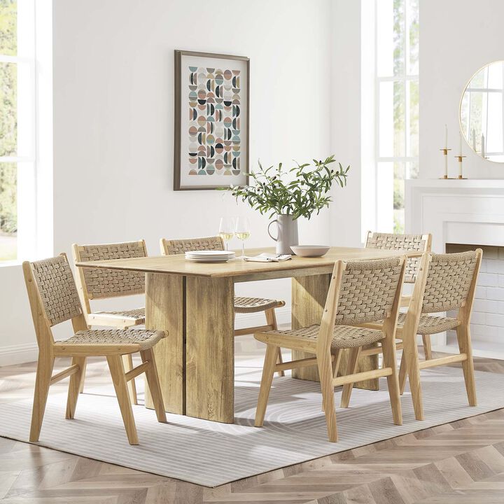 Modway - Amistad 70" Dining Table Oak.