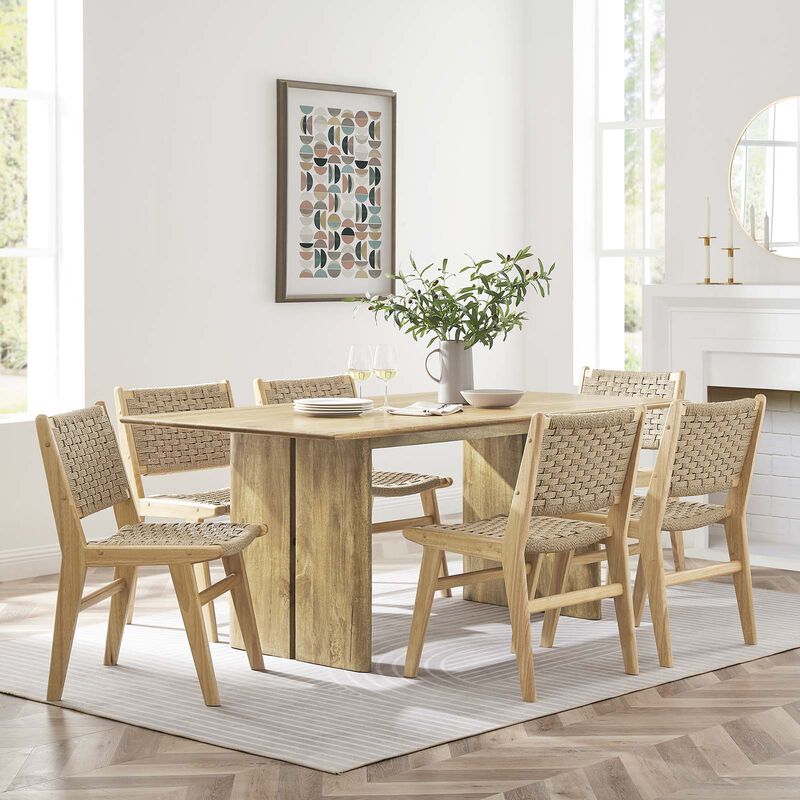 Modway - Amistad 70" Dining Table Oak.