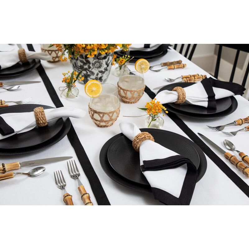 Solino Home Classic 100% Linen Table Runner &ndash; Handcrafted, Machine Washable, Perfect for Holiday and Everyday Dining