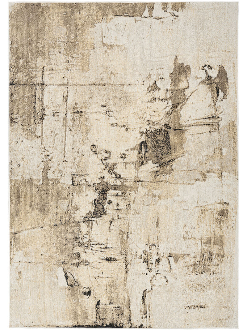 Washable Decor WSD09 Mocha 5'3" x 7' Rug