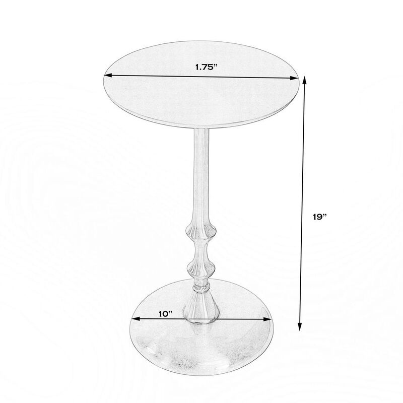 Butler Specialty Givanna Metal Side Table, Gold image number 5