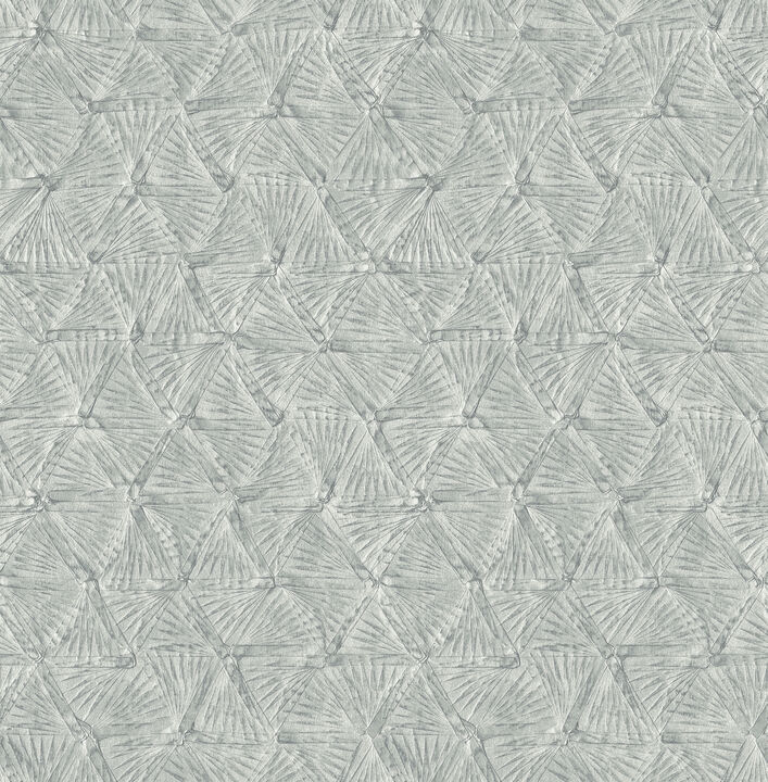 Wright Slate Textured Triangle Wallpaper