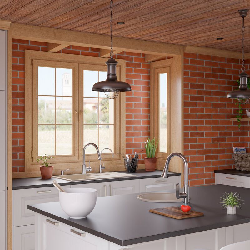 ALFI brand Biscuit 17 Drop-In Round Granite Composite Kitchen Prep Sink