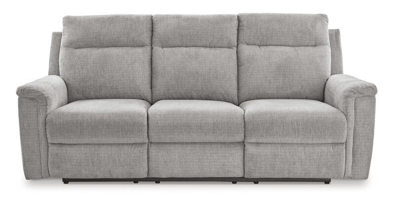 Barnsana Power Reclining Sofa in Ash