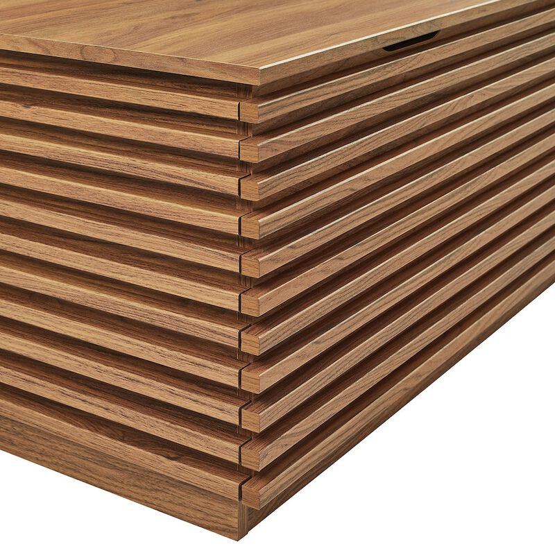 Render Fluted 3-in-1 Hall Tree With Storage Bench and Coat Rack image number 7
