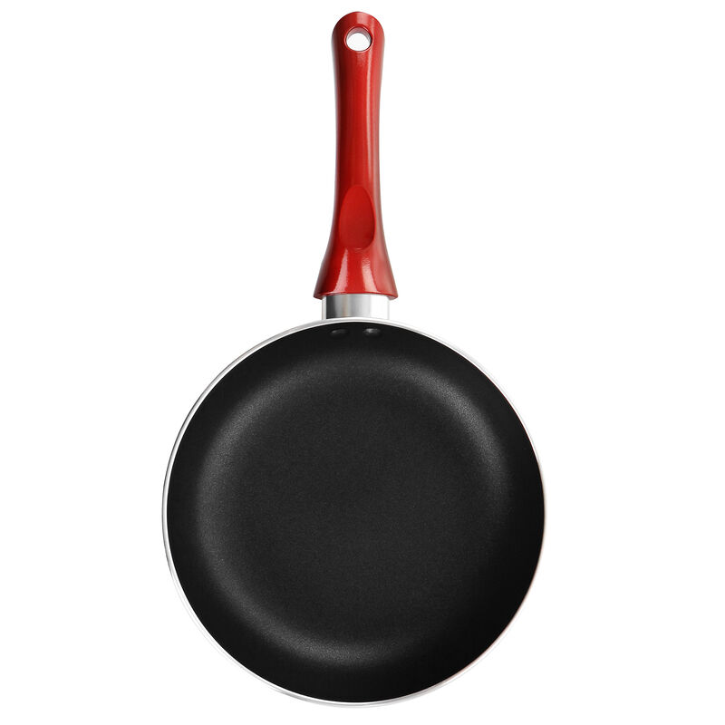 Better Chef 8in Aluminum Non Stick Gourmet Frying Pan in Red
