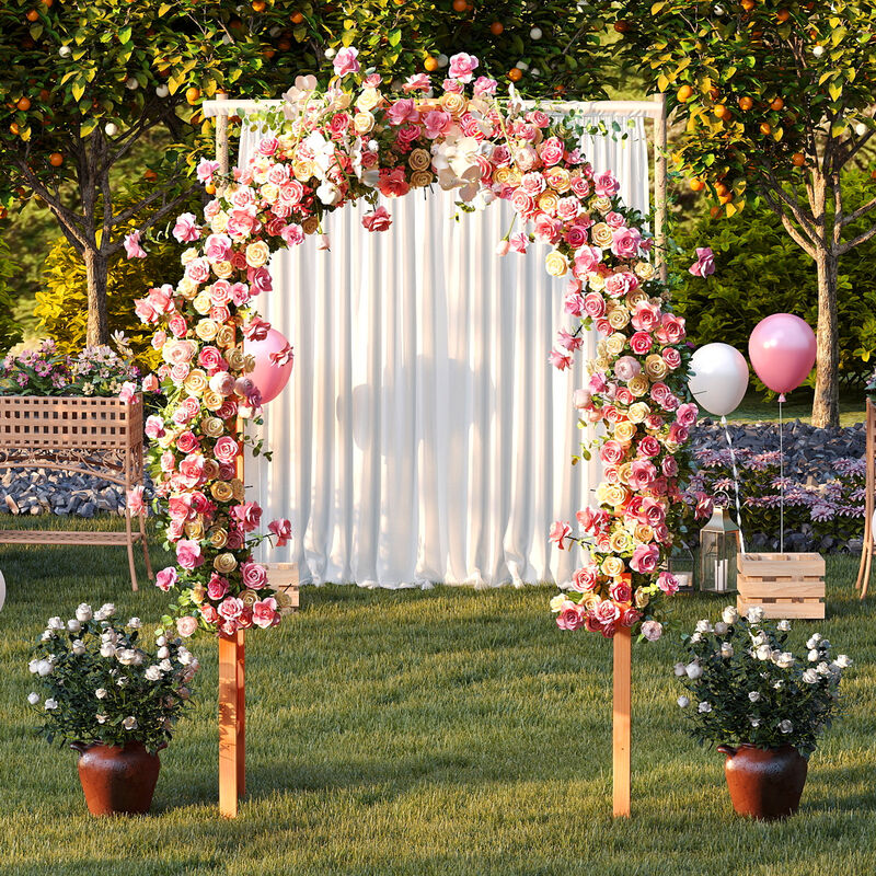 Garden Arch Arbor for Climbing Plants to Support Vines and Enhance Outdoor Landscaping Decor