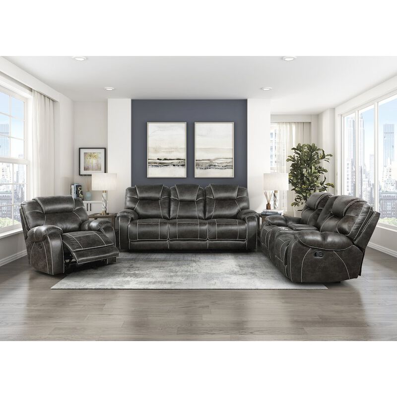 Lexicon Gainesville Microfiber Glider Reclining Chair In Chocolate