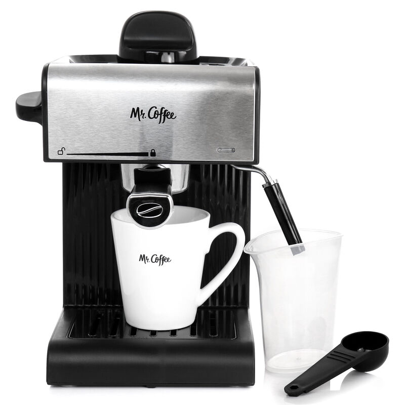 Mr. Coffee Espresso, Cappuccino and Latte Maker in Black