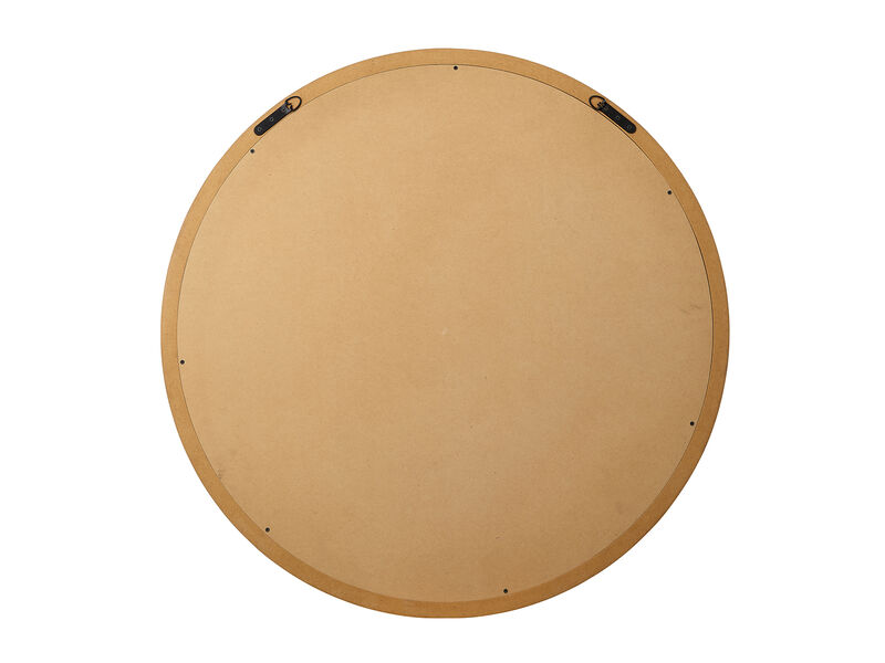 Chandler Round Mirror, Natural