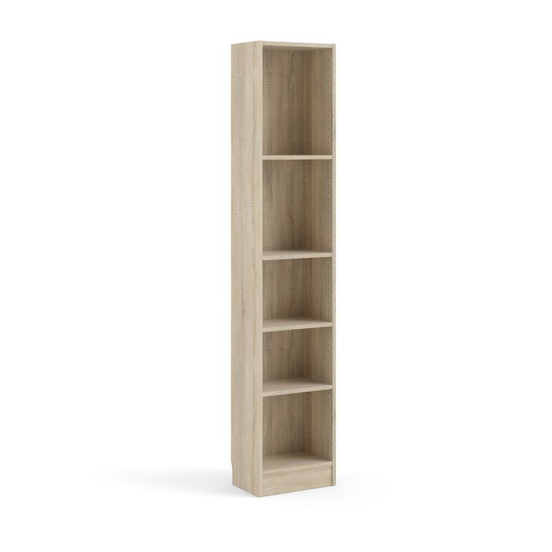 Tvilum Element Tall Narrow 5 Shelf Bookcase