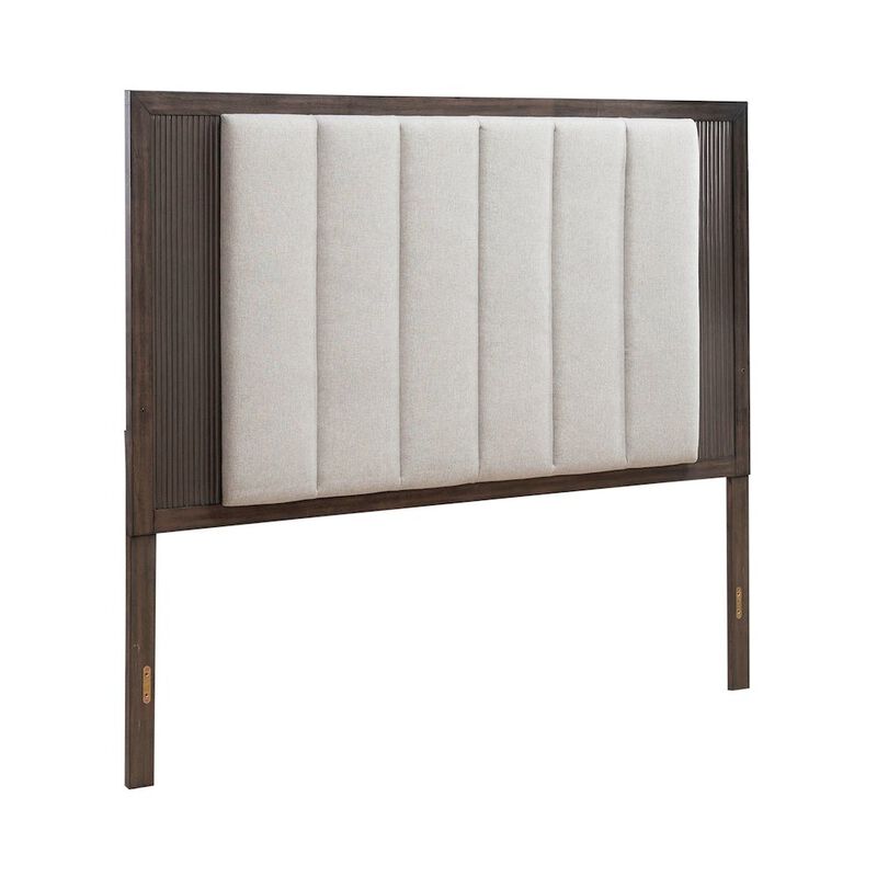 Liberty Furniture Modern Edge King Upholstered Panel Headboard  - Caffe image number 5