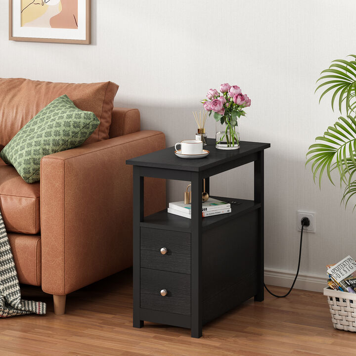 Wooden Coffee End Table Bedside Table