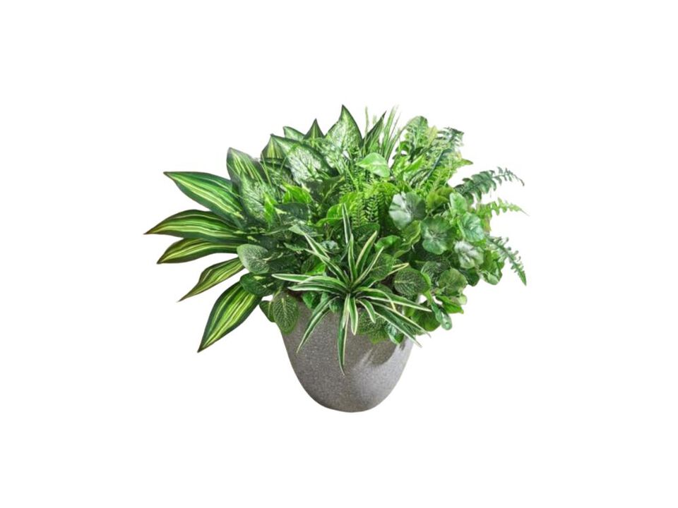 Artificial Plants Outdoor UV Resistant Realistic Greenery Large Bunches Faux