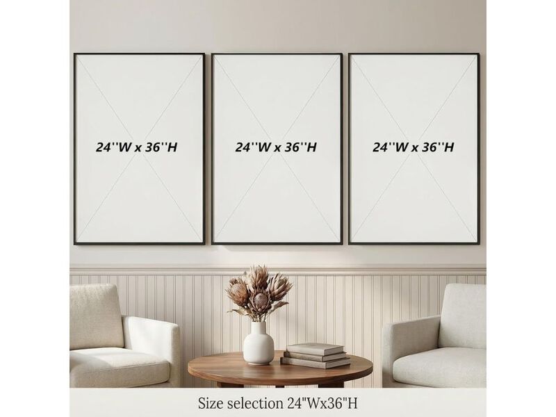 Large 3D Textured Wall Art Three Piece Abstract for Living Room Bedroom image number 2