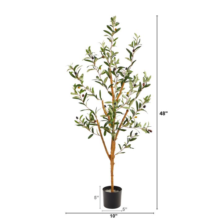 Hivvago 3.5 Feet Olive Artificial Tree