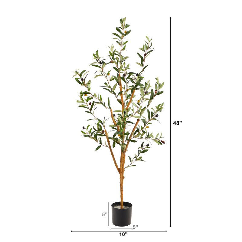 Hivvago 3.5 Feet Olive Artificial Tree