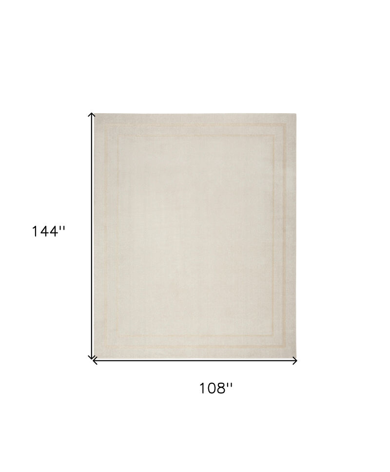 HomeRoots 9' X 12' Ivory And Gold Indoor Outdoor Area Rug image number 4