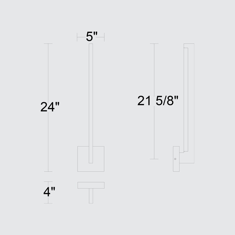 Lana 24 inch LED Wall Sconce image number 5