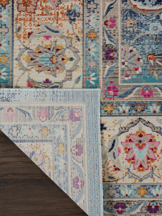 Vintage Kashan VKA01 Blue 8'10" x 11'10" Rug