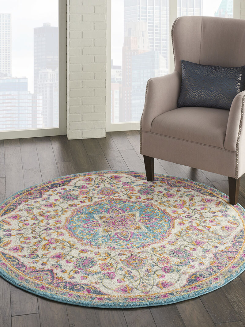 Passion PSN22 Ivory/Multicolor 5'3" x 7'3" Rug image number 1