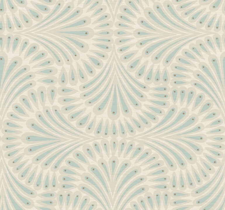 Cabaret Beige Metallic Wallpaper (Set of 2)