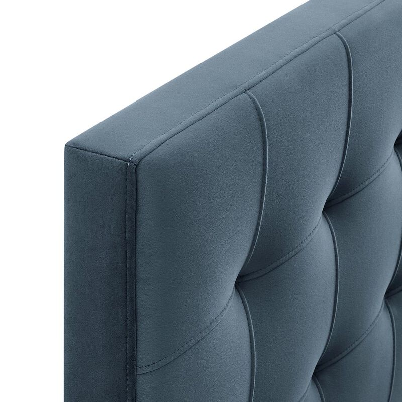 Lily Stain-Resistant Performance Velvet Full Size Headboard image number 5