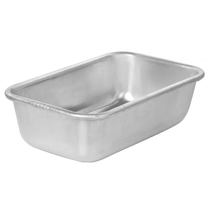 Oster Baker's Glee 9 Inch x 5.3 Inch Aluminum Rectangle Loaf Pan in Silver
