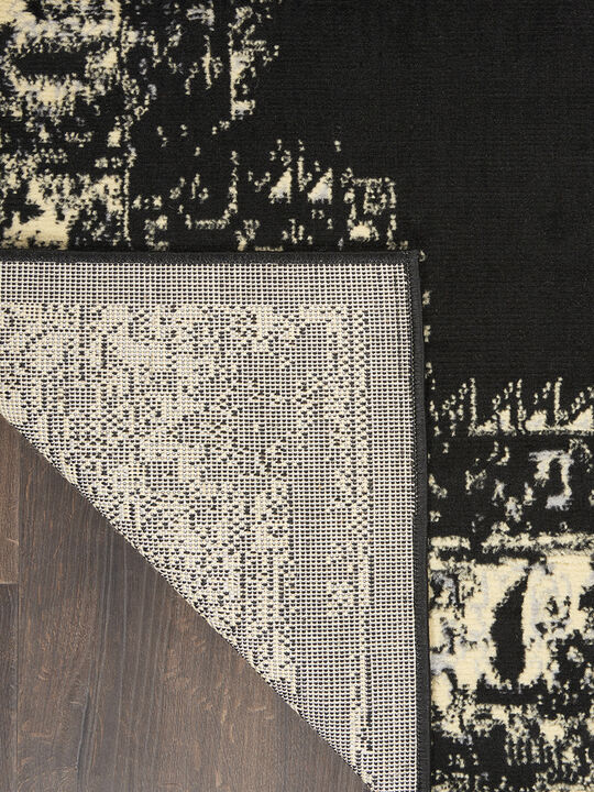 Grafix GRF14 Black 3'9" x 5'9" Rug