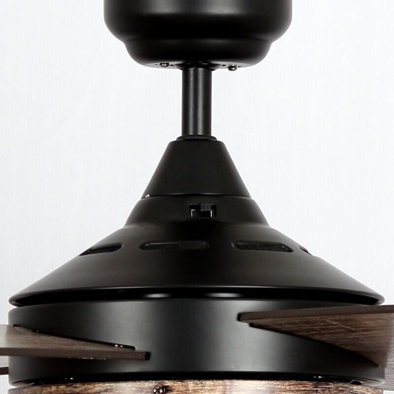 52" Farmhouse 4-Blade Caged Ceiling Fan with Remote Control