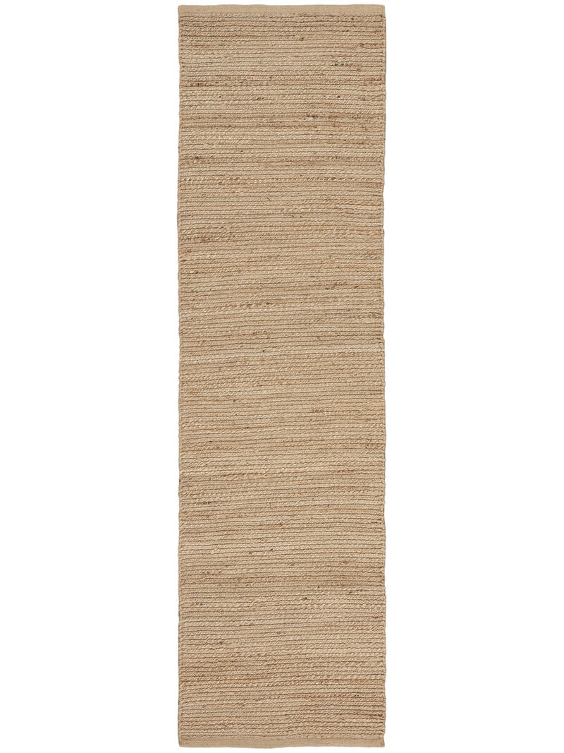 Natural Jute NJT01 Natural 2'3" x 8' Rug