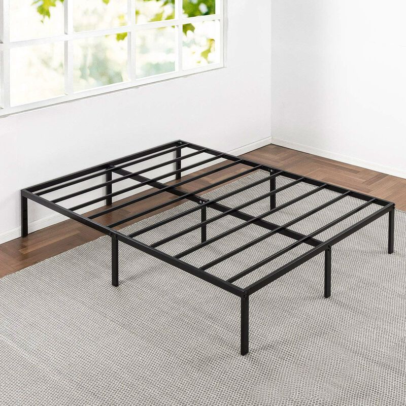 Heavy Duty Metal Bed &ndash; Modern Platform Design with Silent Steel Support