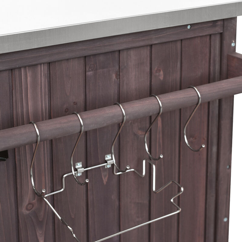 TATEUS Outdoor Bar Cart image number 7