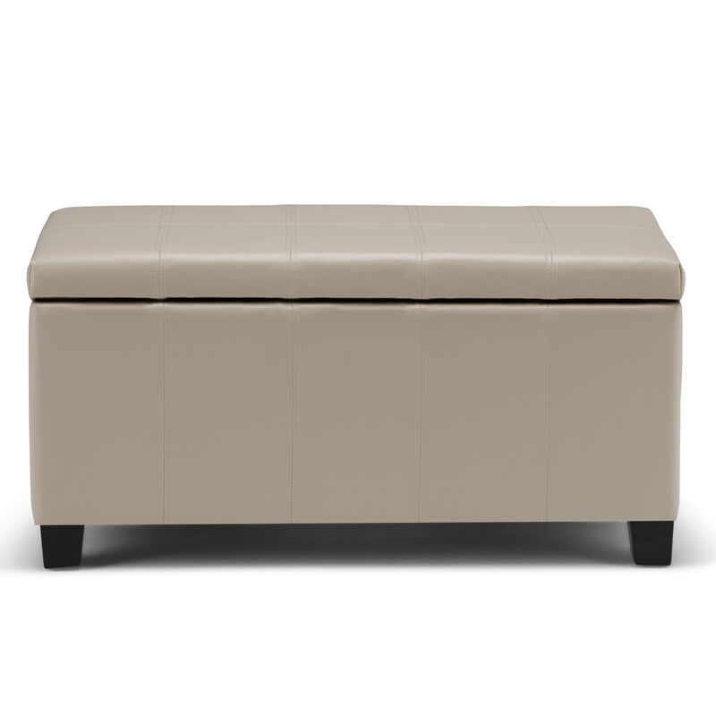 Simpli Home Dover Storage Ottoman Bench image number 2