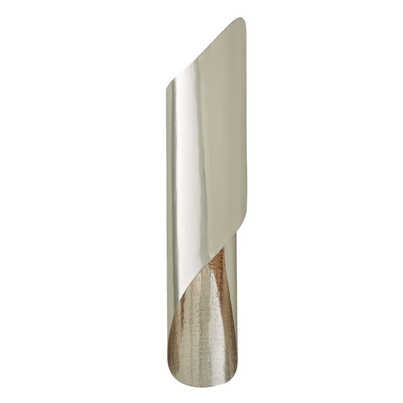 Curl Wall Sconce- Silver