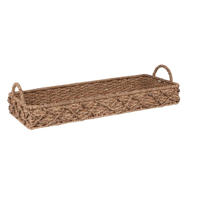 Bankuan Rope Diamond Weave Tray with Handles