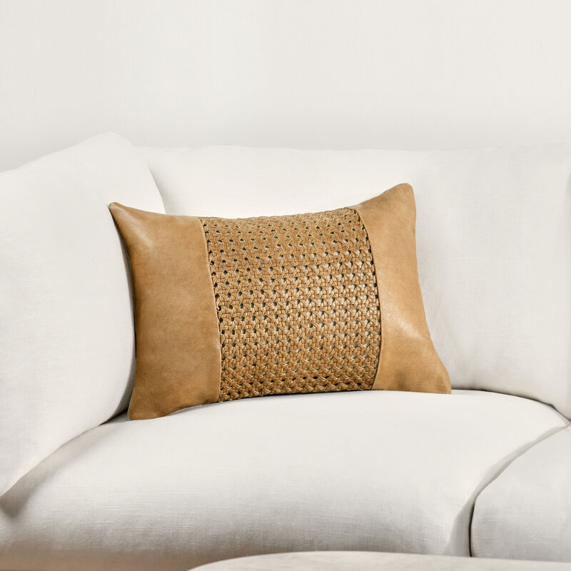 Toscano Leather Pillow