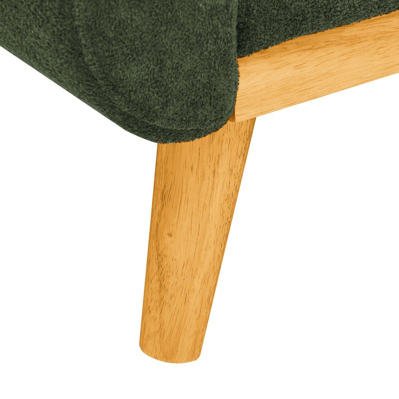 Samzum Mid-Century Modern Upholstered Tufted Loveseat image number 7