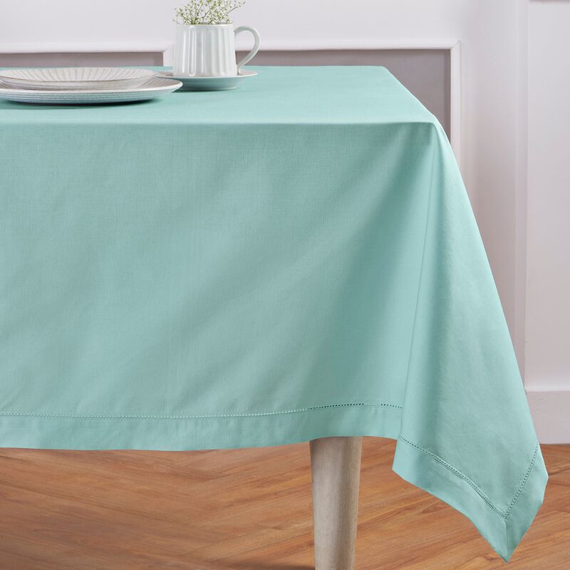 Cotton Linen Tablecloth - Cotton Linen Hemstitch