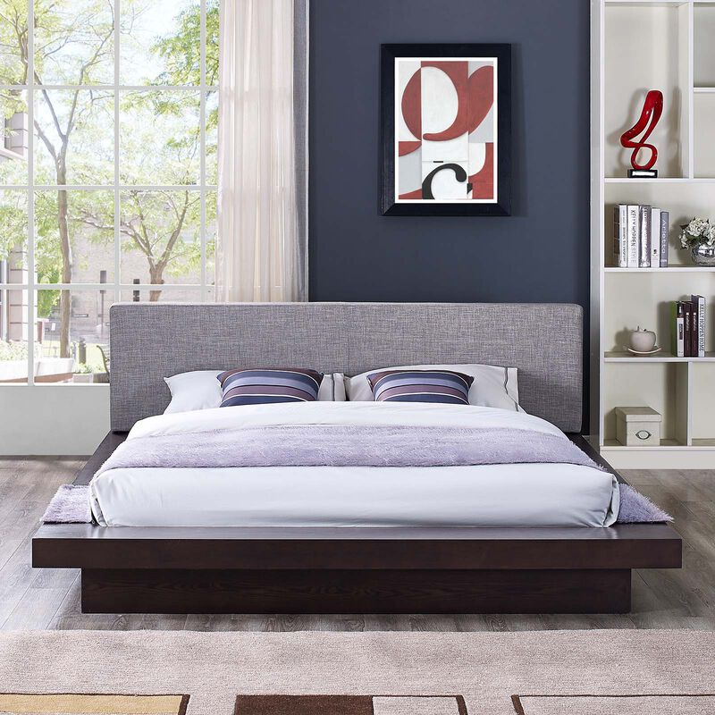Modway - Freja Queen Fabric Platform Bed image number 1