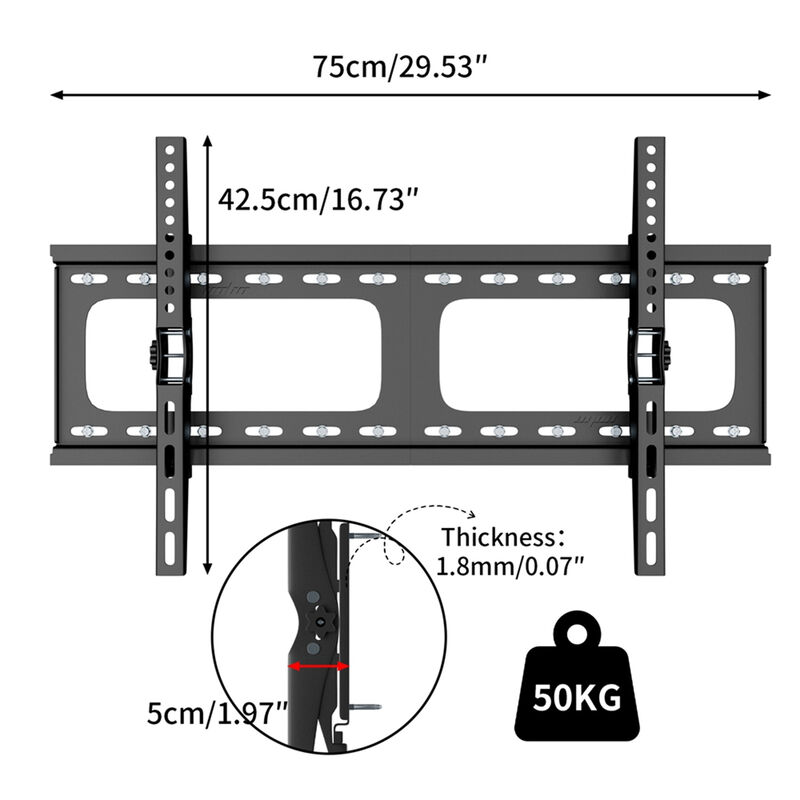 TV Tilt Wall Mount for 26-75" Screen image number 3