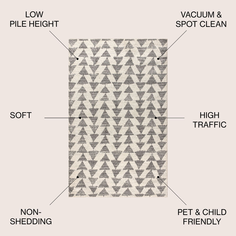 Aisha Moroccan Triangle Geometric