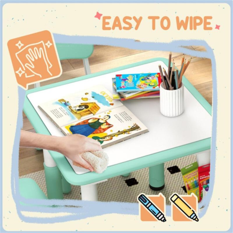 Kids' Table and Chair Set Sturdy & Stylish Furniture for Playroom, Study and Activity Time