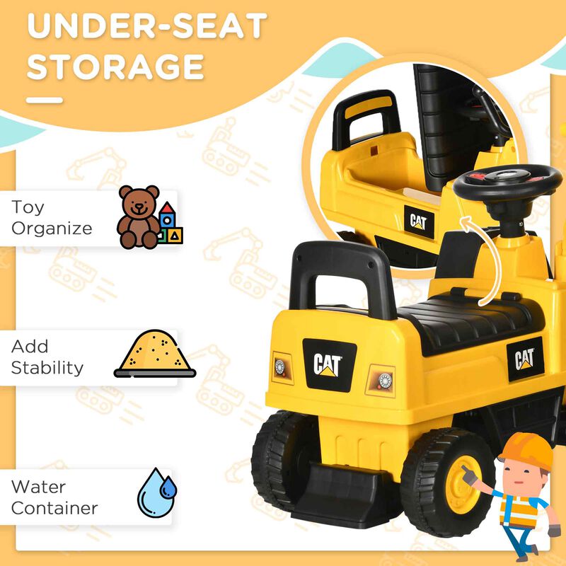 BreeBe Kids Construction Excavator Ride On with Storage image number 5